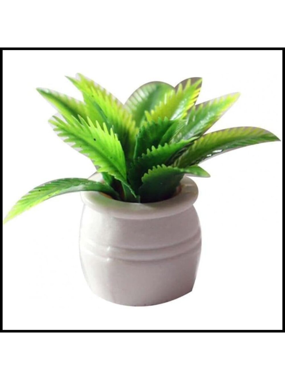 1:12 Scale Dollhouse Miniature Potted Plants Resin Greenery DIY Décor